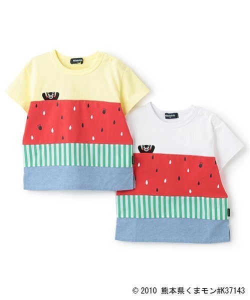 kladskap（クレードスコープ） tシャツ 「くまモン」スイカ半袖Tシャツ