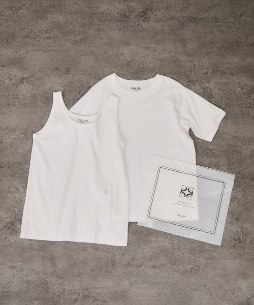 tシャツ レイヤード2パックT / タンク「セット」 レディース