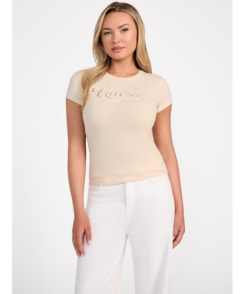 tシャツ SS Guess Dot Logo R3 Tee 半袖Tシャツ レディース レディース