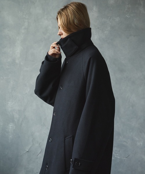 CIASENSE ステンカラーコート M ブラック メンズ : ZOZOTOWN Yahoo!店