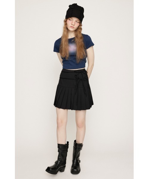 SLY（スライ） スカート DOUBLE RIBBON PLEATS SK ダブル リボン