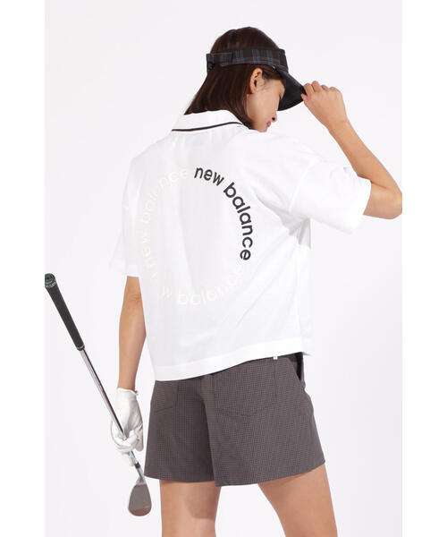 ポロシャツ ポロ 「new balance golf」ハーフスリーブ ビッグポロシャツ (WOMENS) レディース New Balance Golf｜ハーフスリーブ ビッグポロシャツ (WOMENS