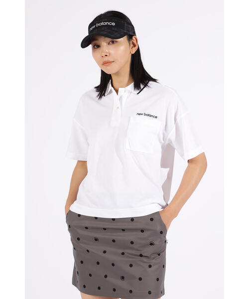 ポロシャツ ポロ 「new balance golf」ハーフスリーブ ビッグポロシャツ (WOMENS) レディース New Balance Golf ポロシャツ ポロ 「new balance golf」ハーフ
