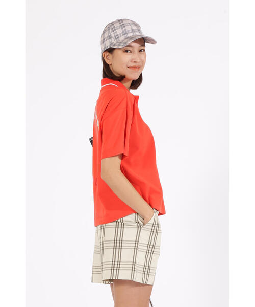 ポロシャツ ポロ 「new balance golf」ハーフスリーブ ビッグポロシャツ (WOMENS) レディース New Balance Golf｜ハーフスリーブ ビッグポロシャツ (WOMENS