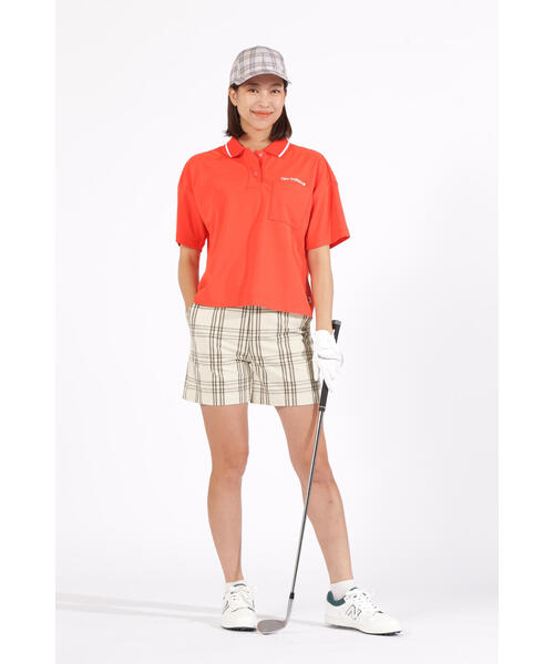 ポロシャツ ポロ 「new balance golf」ハーフスリーブ ビッグポロシャツ (WOMENS) レディース New Balance Golf ポロシャツ ポロ 「new balance golf」ハーフ