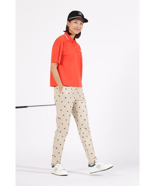 ポロシャツ ポロ 「new balance golf」ハーフスリーブ ビッグポロシャツ (WOMENS) レディース New Balance Golf｜ハーフスリーブ ビッグポロシャツ (WOMENS