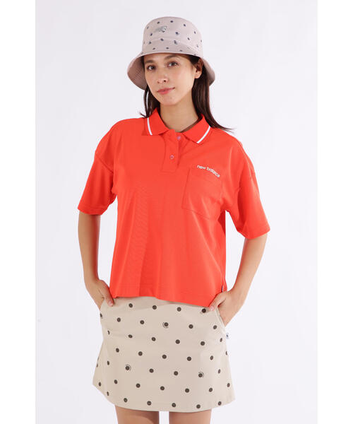 ポロシャツ ポロ 「new balance golf」ハーフスリーブ ビッグポロシャツ (WOMENS) レディース New Balance Golf ポロシャツ ポロ 「new balance golf」ハーフ