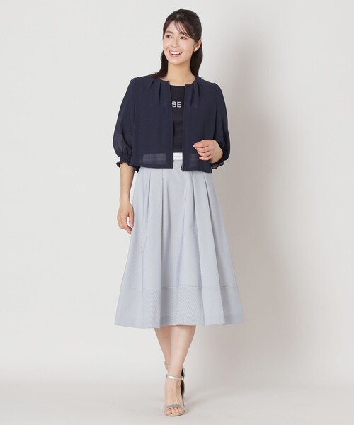 ブルゾン アウター ジョーゼット ショートブルゾン レディース | TO BE CHIC | 04