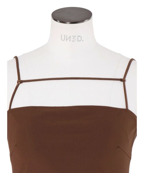 キャミソール THIN CORD CAMISOLE / シンコードキャミソール UN3D. キャミソール THIN CORD CAMISOLE / シンコード