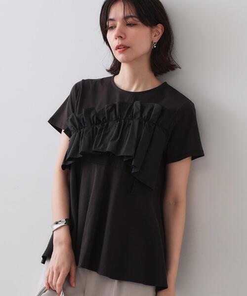OPAQUE.CLIP（オペークドットクリップ） tシャツ フリルドッキング
