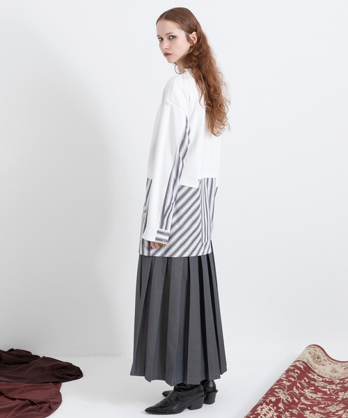 BORDER COMBINATION T-SHIRT — aulaaila