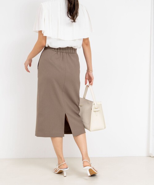 【未使用】NOLLEY'Sスカート風 大人オールインワン ベージュ 定価1.8万 NOLLEY'S Sophi（ノーリーズソフィー） スカート ウォッシャブル配色