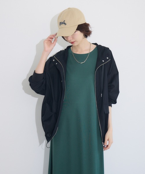 お値下中！！Dignite collier ブルゾン サイズF ディニテコリエ ドロスト シアー メッシュ切替ブルゾン ブラック