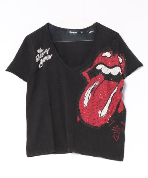 「Desigual」 半袖Tシャツ M ブラック レディース Desigual 「Desigual」 半袖Tシャツ M ブラック レディース