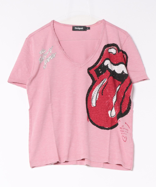 「Desigual」 半袖Tシャツ M ブラック レディース Desigual 「Desigual」 半袖Tシャツ M ブラック レディース