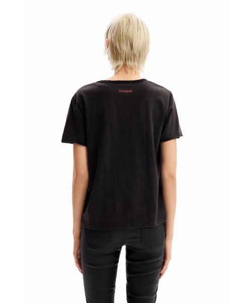 「Desigual」 半袖Tシャツ M ブラック レディース Desigual 「Desigual」 半袖Tシャツ M ブラック レディース