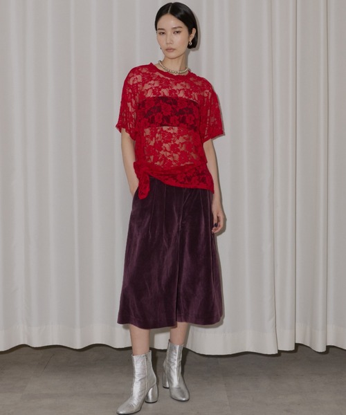 tシャツ Lace T-shirts / レースTシャツ レディース
