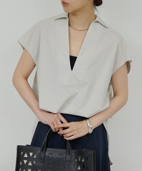 GALLARDAGALANTE ブラウス シャツ スキッパーシャツ レディース
