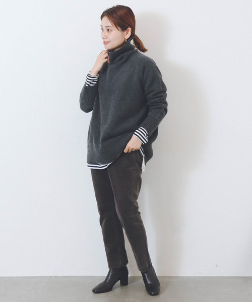 【タグ付き】JOURNAL STANDARD 2024タートルネック柔らかニット JOURNAL STANDARD（ジャーナルスタンダード）の「【RACCOON BLEND