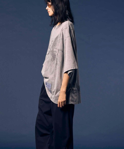 Maison special ビッグティーシャツ　黒　psychology MAISON SPECIAL｜psychologyピグメントビックTEE【MAISON