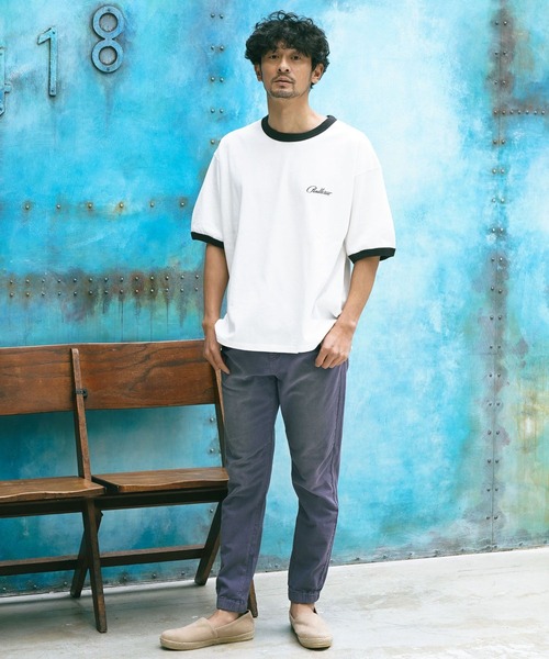 「PENDLETON」 半袖Tシャツ MEDIUM ブラック×ホワイト メンズ