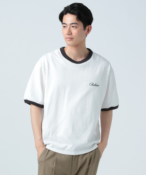 「PENDLETON」 半袖Tシャツ MEDIUM ブラック×ホワイト メンズ
