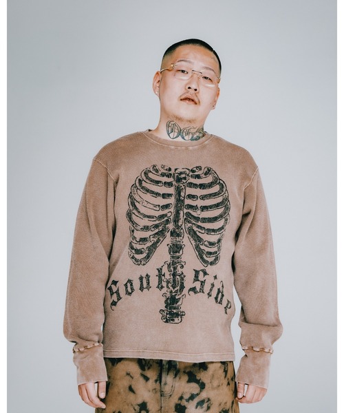 tシャツ NATURAL BORN WAFFLE LS TEE メンズ