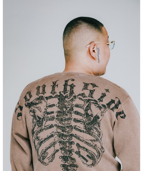 tシャツ NATURAL BORN WAFFLE LS TEE メンズ_7