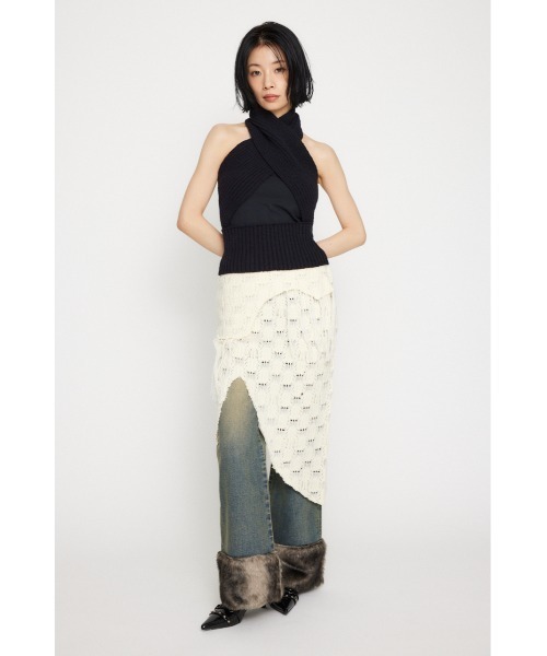 ラグアジェム　トップス　laguagem LAGUA GEM（ラグアジェム） ニット セーター CROSS RIB KNIT トップス