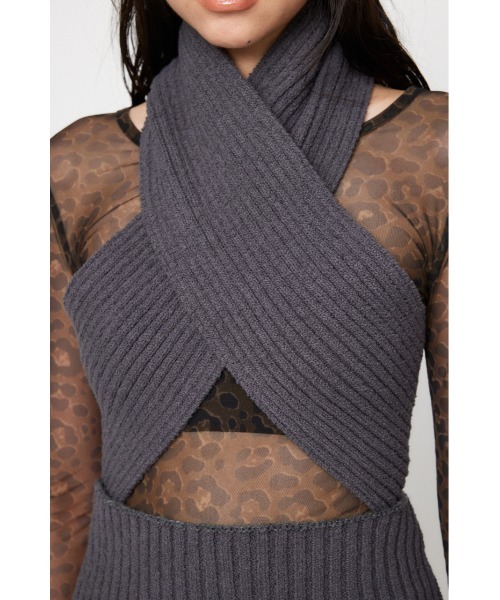 LAGUA GEM（ラグアジェム） ニット セーター CROSS RIB KNIT トップス