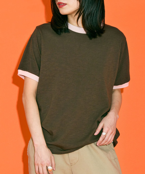 【新品未使用タグ付き】CITYSHOP THE MOOD HIN カットソー CITYSHOP tシャツ 「THE MOOD」リンガーTEE2 レディース