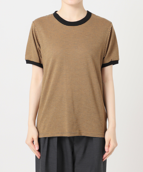 tシャツ 「THE MOOD」リンガーTEE レディース CITYSHOP tシャツ 「THE MOOD」リンガーTEE レディース