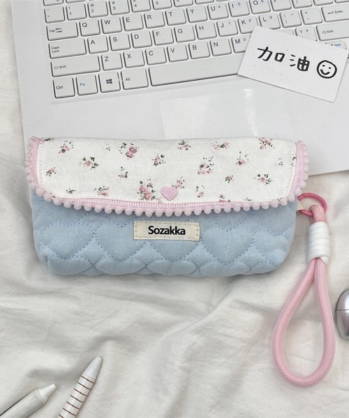 Mignonjour ペン Mignonjour/花柄 ハートペンケース M2813 : ZOZOTOWN