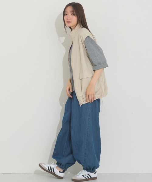 OMNES（オムネス） ベスト ジレ ナイロン リップストップスタンド