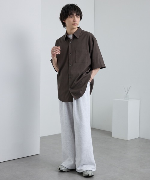 MONO-MART（モノマート） スウェットパンツ ジャージ ドロストワイド