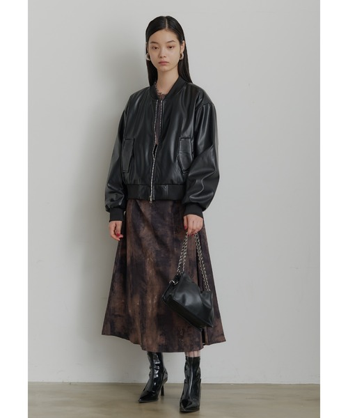 SEN TOKYO ブルゾン アウター PUレザー ライトボンバージャケット