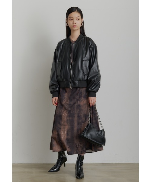 SEN TOKYO ブルゾン アウター PUレザー ライトボンバージャケット