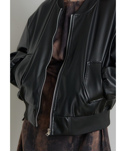 SEN TOKYO ブルゾン アウター PUレザー ライトボンバージャケット