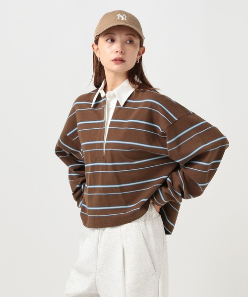 BAYFLOW（ベイフロー） ポロシャツ ポロ 「WEB限定」マルチボーダー