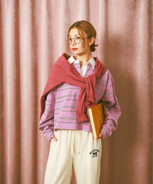 BAYFLOW（ベイフロー） ポロシャツ ポロ 「WEB限定」マルチボーダー