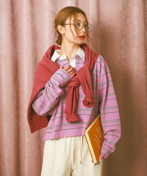 BAYFLOW（ベイフロー） ポロシャツ ポロ 「WEB限定」マルチボーダー