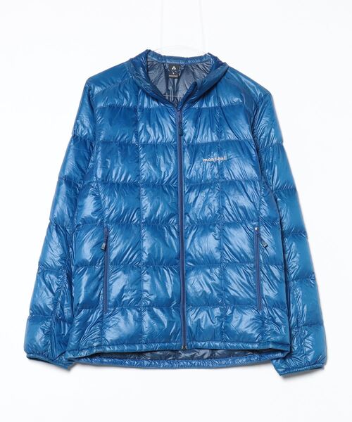 montbell　ダウンジャケット　青　М　クリーニング済 montbell ダウンジャケット 青 М クリーニング済 - メルカリ