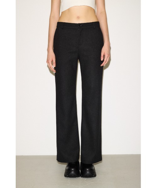 SHARE SPIRIT 25SS シャドーストライプスラックスパンツ S 美品 THROW by SLY スラックス パンツ SHADOW STRIPE L/W PT シャドー