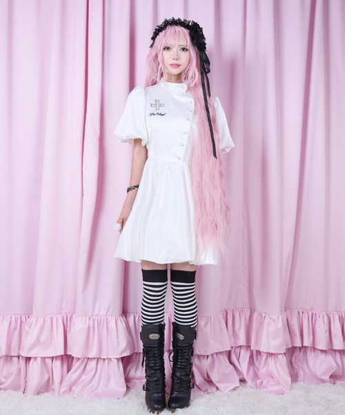 AVENCHUMU ワンピース AVENCHUMU ワンピース Full of frills lace tiered one piece