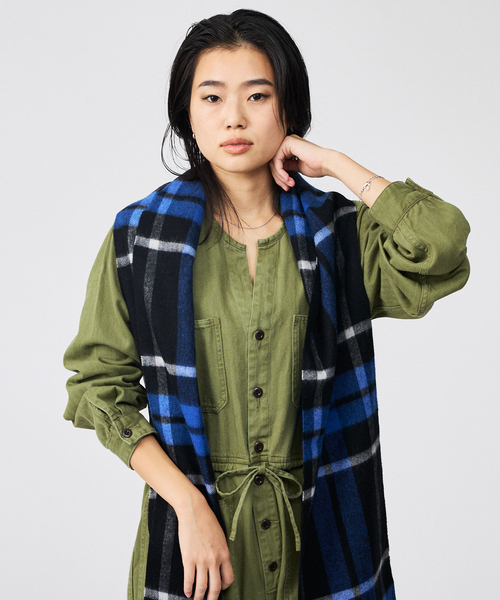 ABAHOUSE（アバハウス） マフラー 「TWEEDMILL / ツイードミル