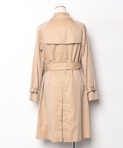「Demi-Luxe BEAMS」 トレンチコート 38 ベージュ レディース_画像2