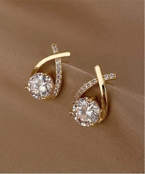 ピアス レディース ダイヤピアス ラインストーン(BDS) メンズ