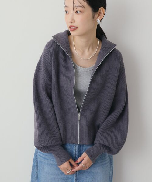 AMERICAN HOLIC（アメリカンホリック） カーディガン ZIPハイネック