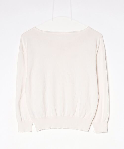 「WILLSELECTION」 長袖ニット M ホワイト レディース_画像2