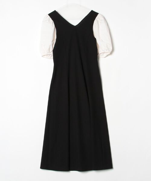 LILY BROWN（リリーブラウン） 半袖ワンピース ONE SIZE ブラック